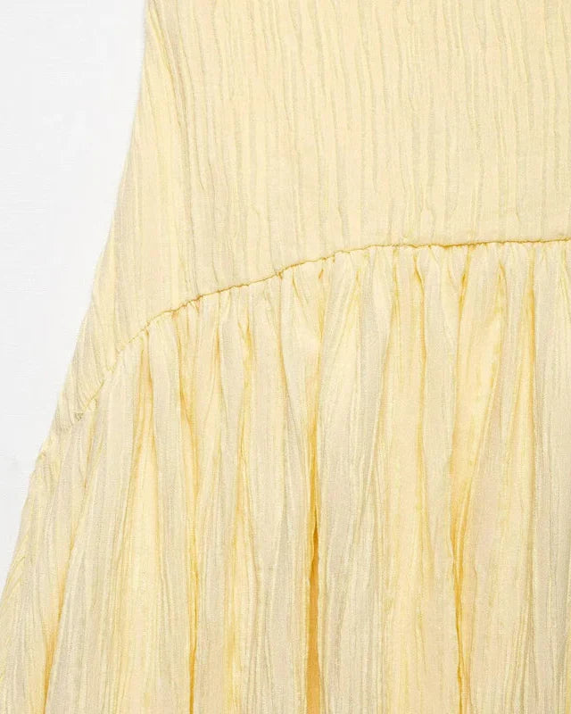 Country Belle Pleated Midi Dress