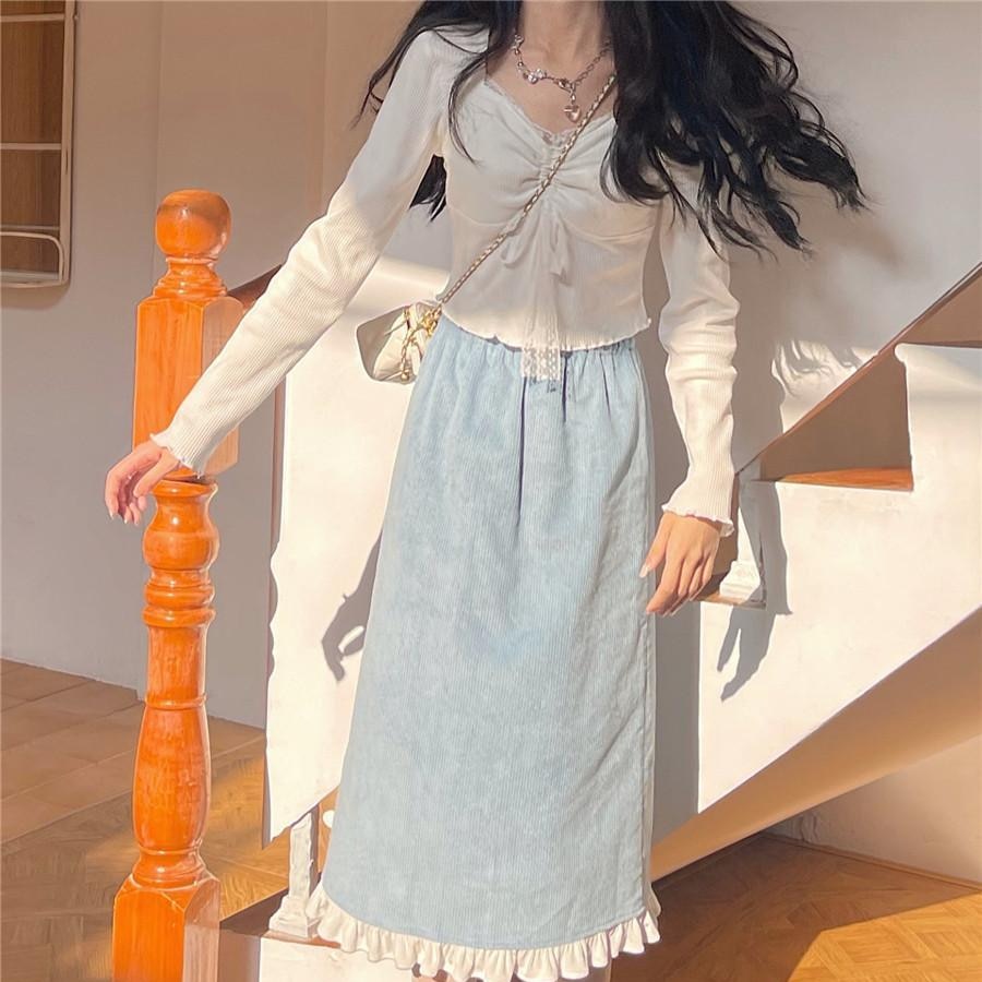 Carly Long Sleeves Vintage Top