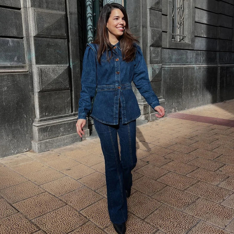 Darian Denim Jacket Pants Set