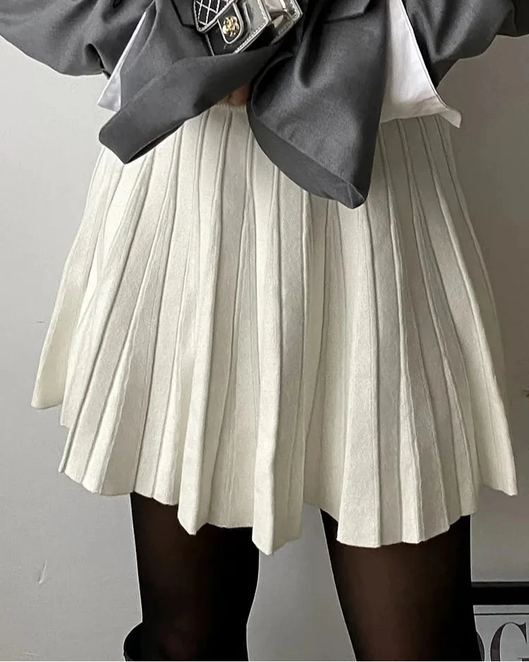 Doreen Mini Pleated A line Skirt