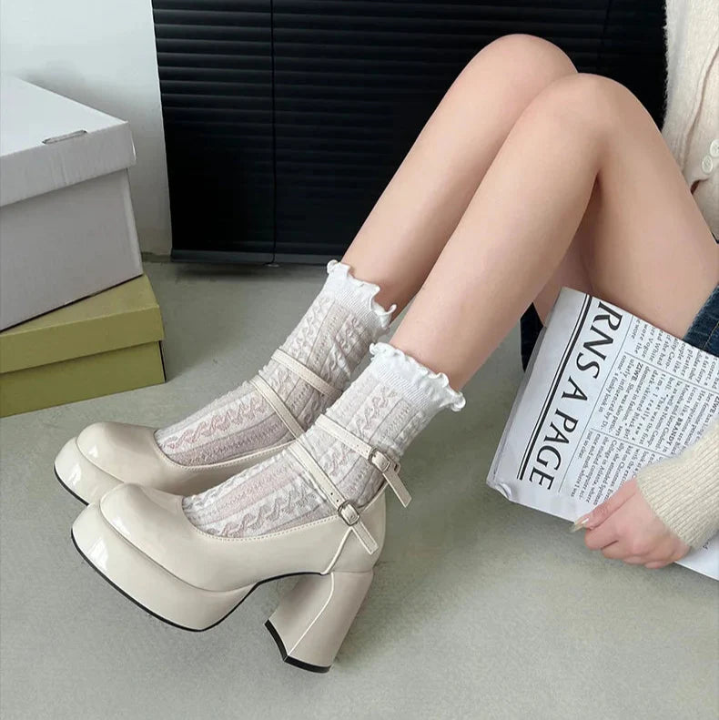 'I Am High' Chunky Pumps