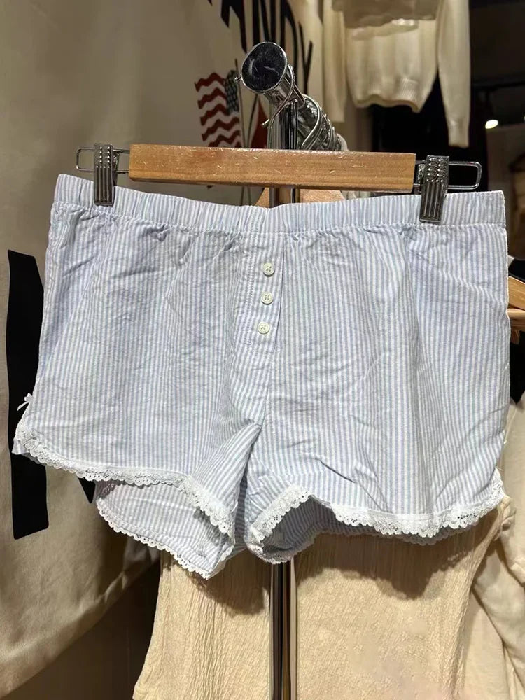 Cotton Elastic Women's Boxer Shorts