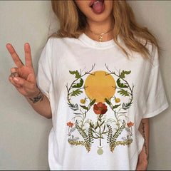 Strawberry Tarot Shirt 90s Lady Fashion Tees