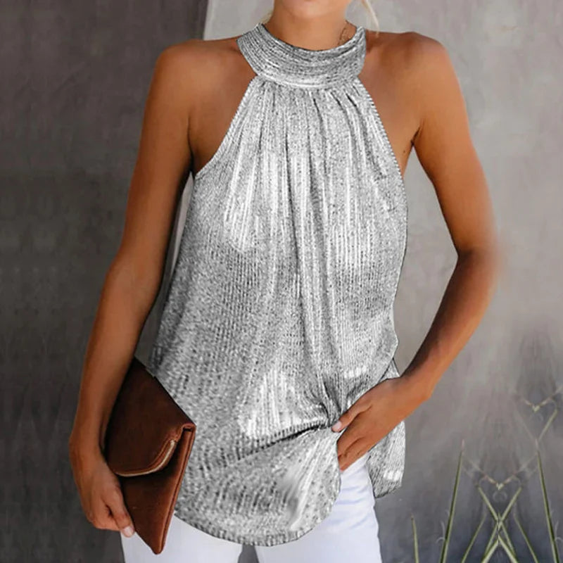 Casual Fashion Trend Sleeveless Top for