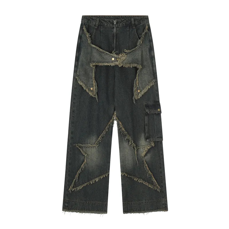 Blue Fashion Hip Hop Vintage Straight Autumn 's Jeans