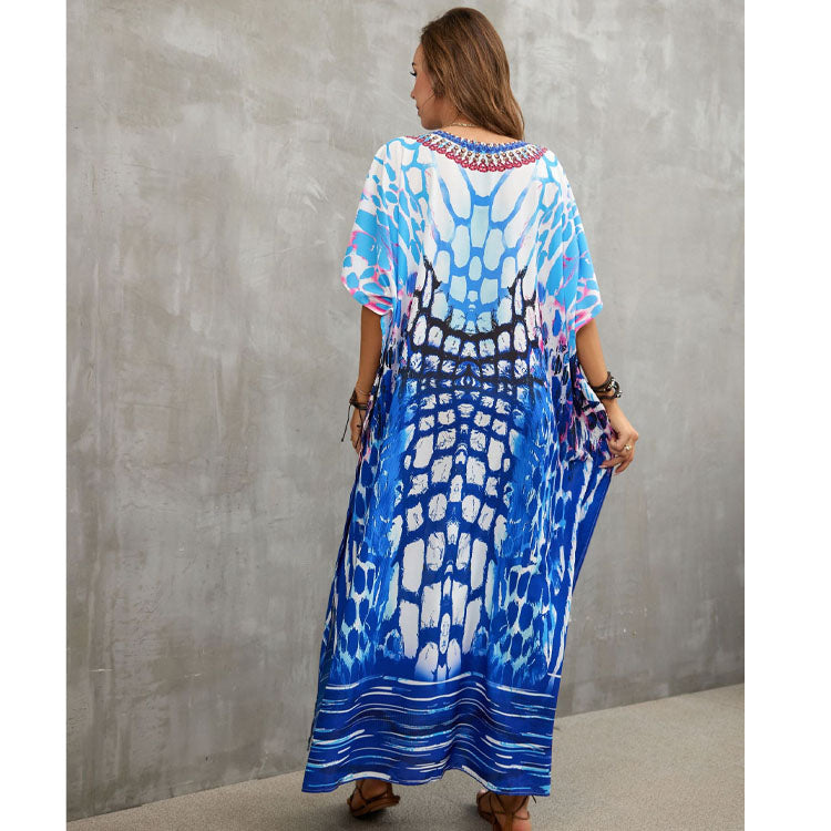 Printed Beach Holiday Cover Up