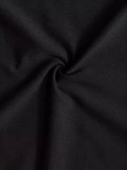 Hollow Solid Color A-Line Long Sleeves Cold Shoulder Mini Dresses