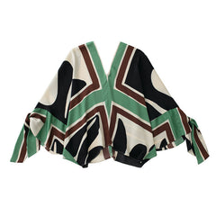 Casual Printed Two Piece Shirt and Pants Sets Flaxmaker