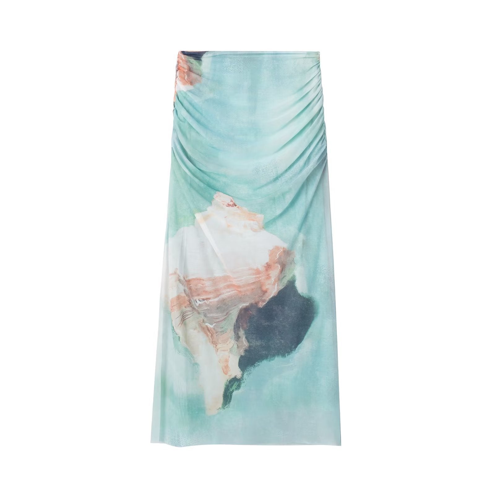 Printed Tulle Bodysuit and Dress