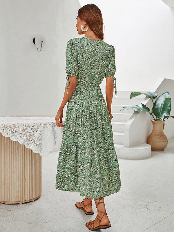 Formal Short Sleeve Dress