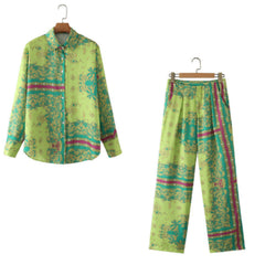 Exotic Style Printed Shirt and Bottom
