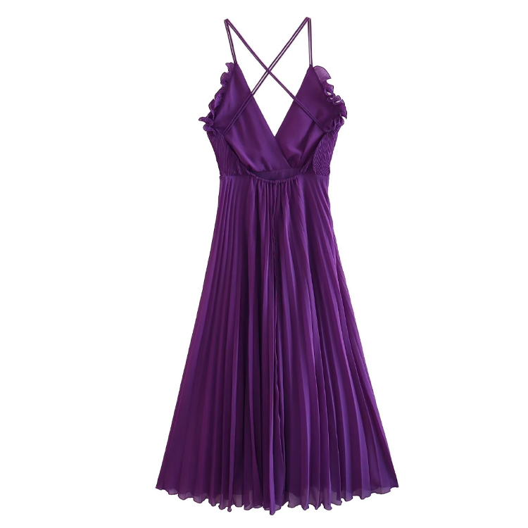 Sling Lace Backless Dress