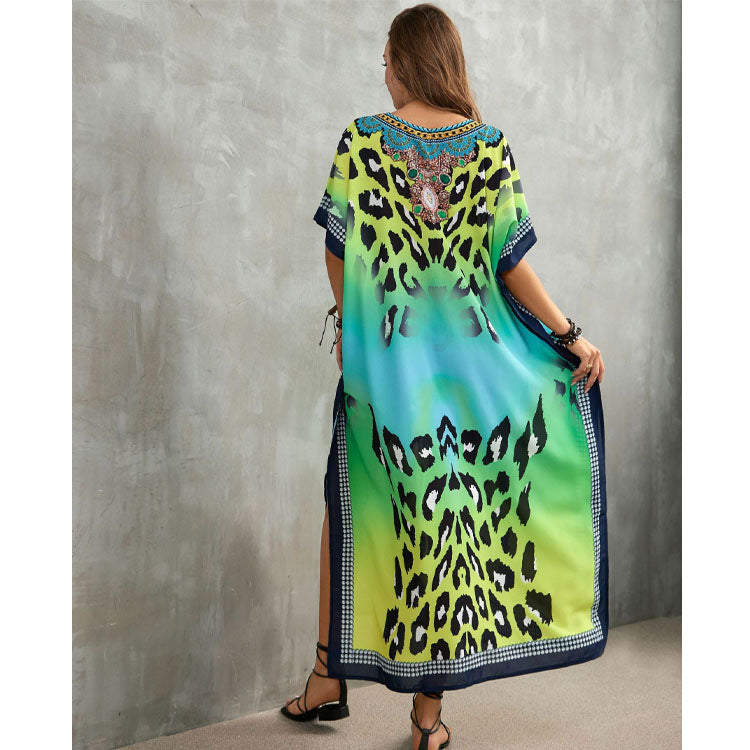 Printed Beach Holiday Cover Up
