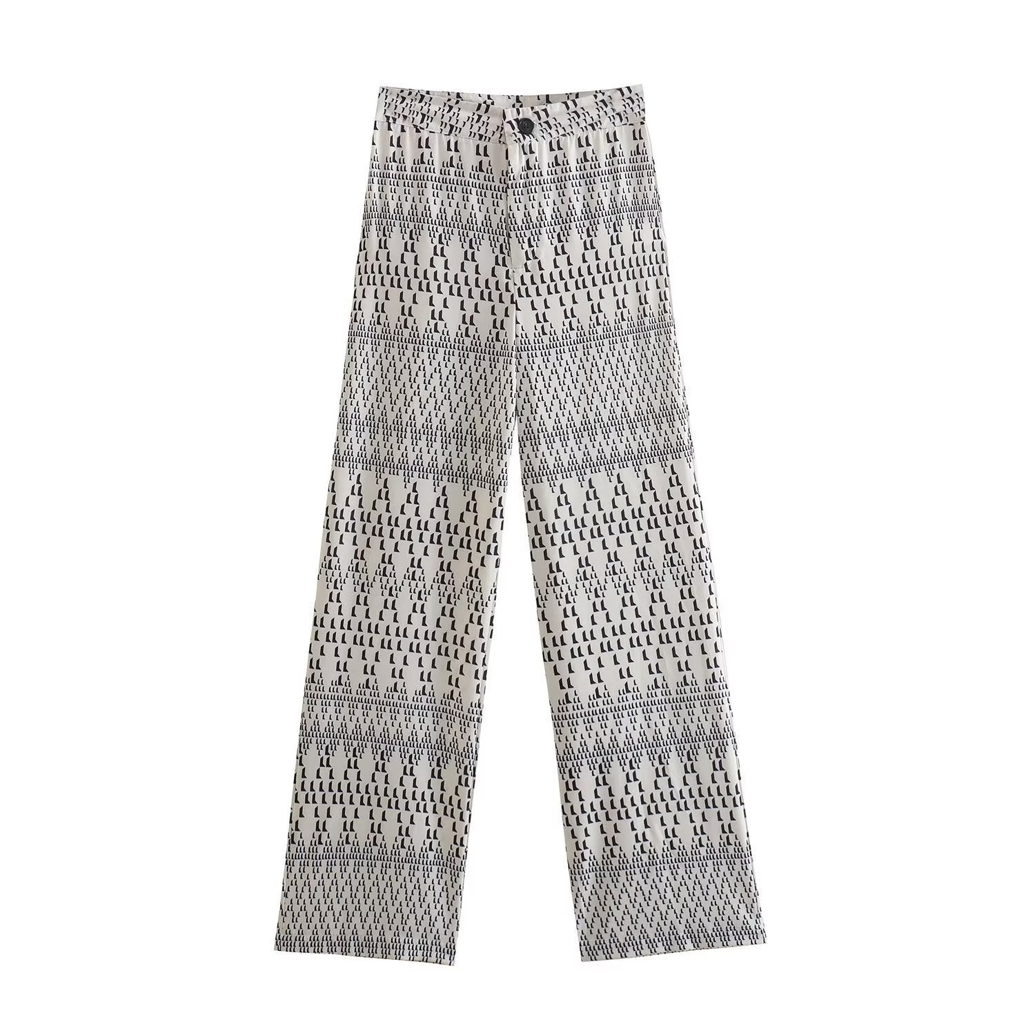 Fashion Casual Graphic Printed Two Piece Set