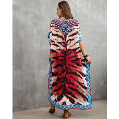 Printed Beach Holiday Cover Up