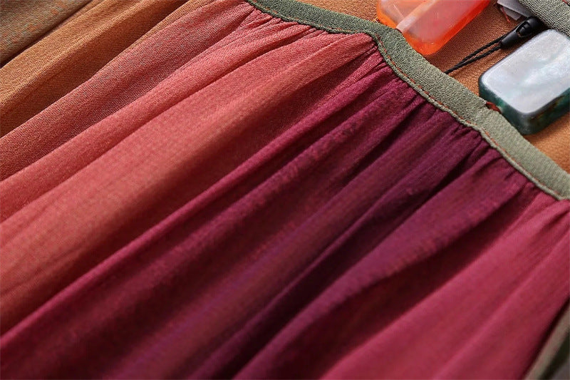 Sling Ombre Printed Dress