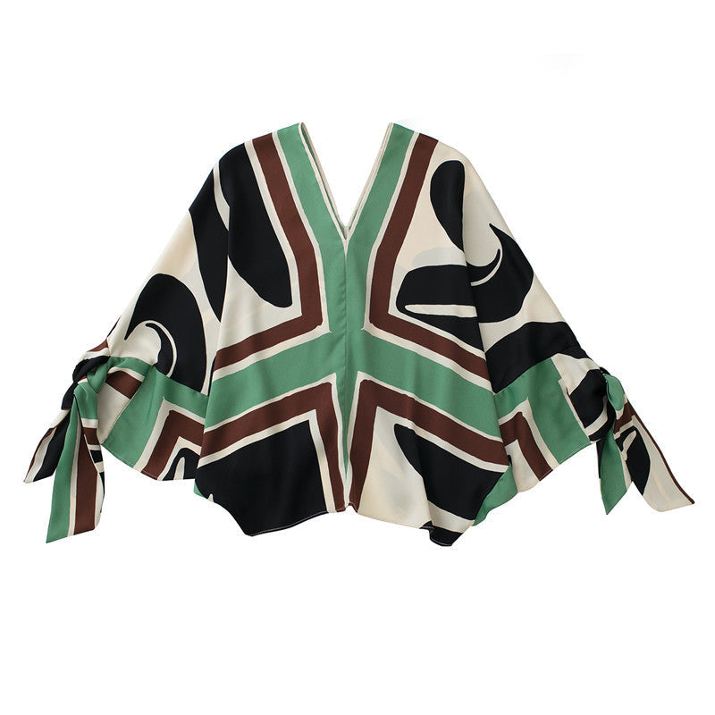 Casual Printed Two Piece Shirt and Pants Sets Flaxmaker