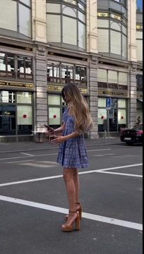 Ethnic Printed Sweet Mini Dress