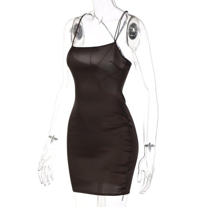 'CheeseWalk' Backless Mini Dress