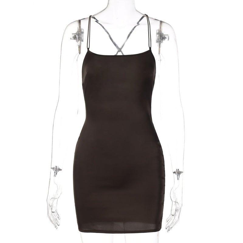 'CheeseWalk' Backless Mini Dress