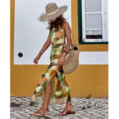 Tulle Printed Dress