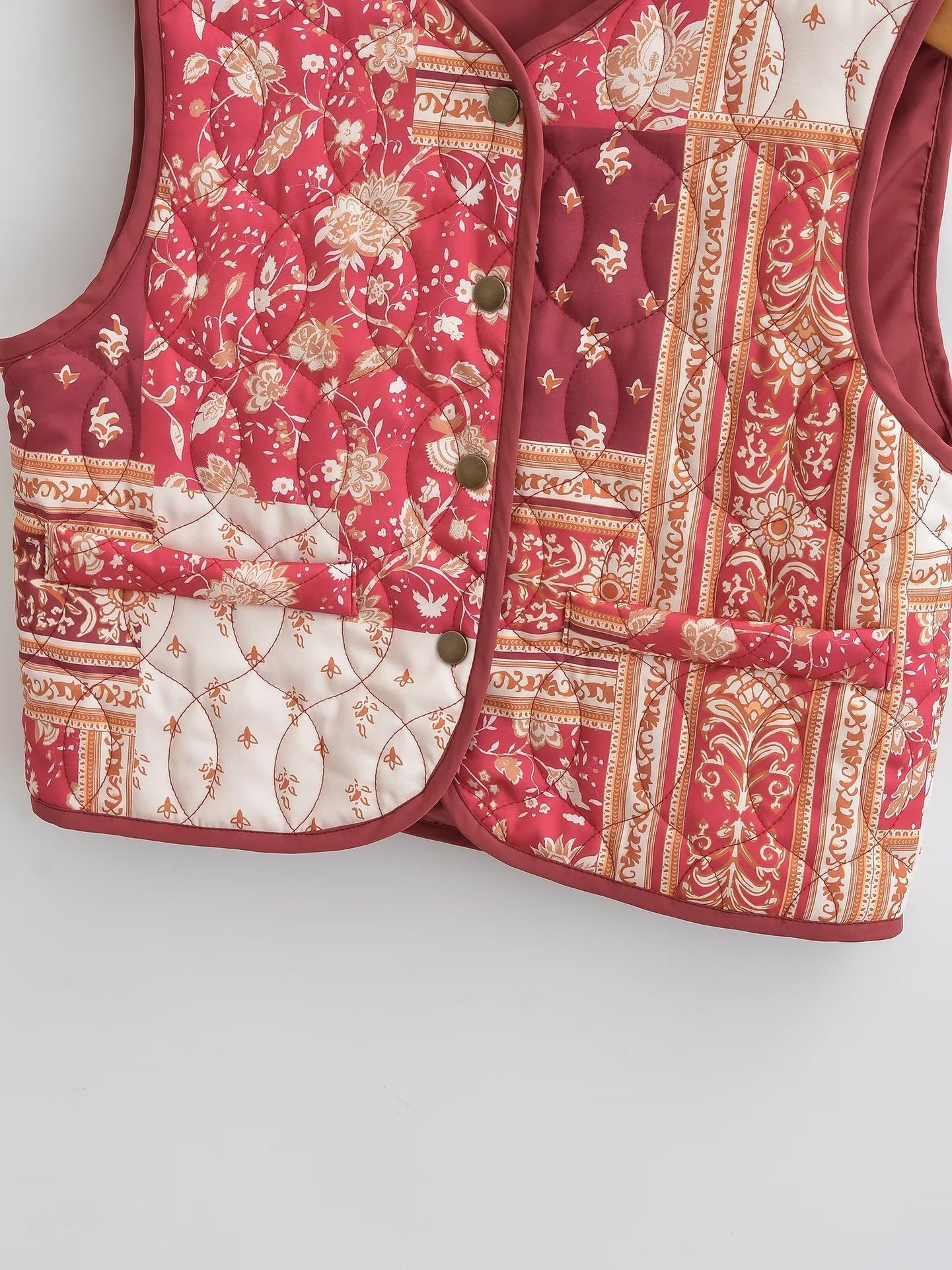 Ethnic Printed Cotton Waistcoat