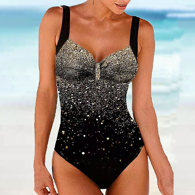 Printed One Piece Swimsuit and Sarong Flaxmaker