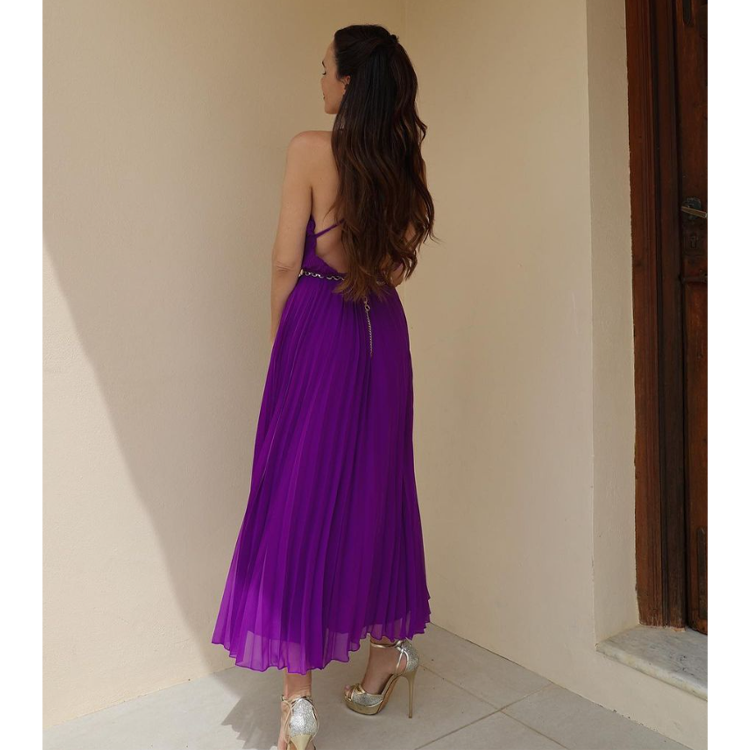 Sling Lace Backless Dress