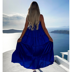 Off Shoulder Halter Maxi Dress