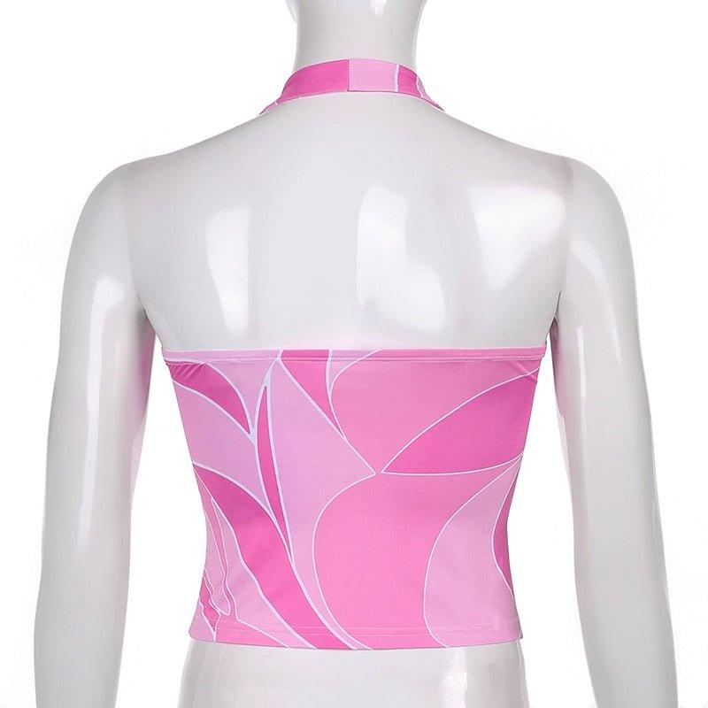 Eleanor Leaflet Pink Top