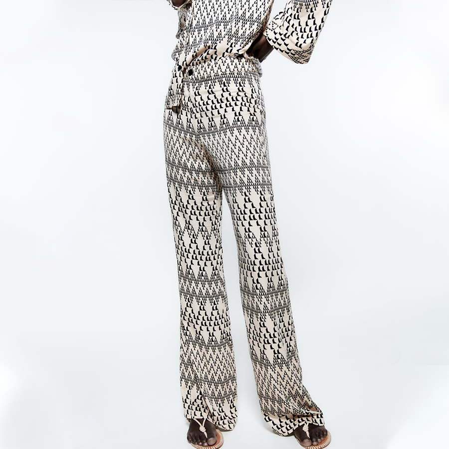 Fashion Casual Graphic Printed Two Piece Set