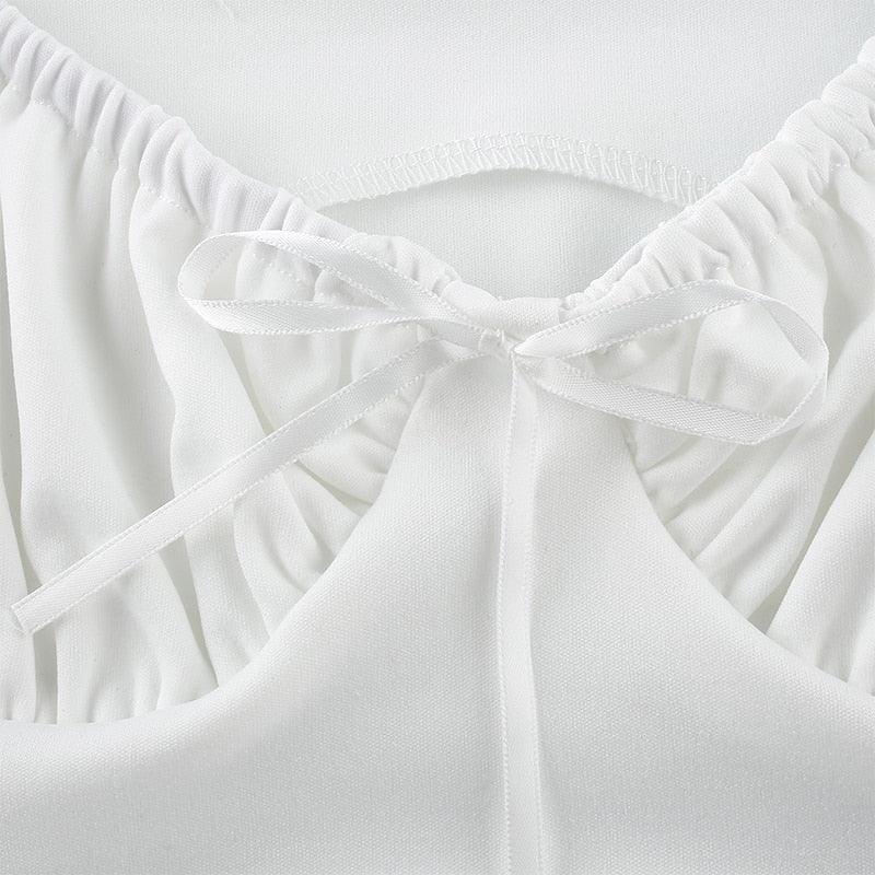 Hazel Milkmaid Ruched Top