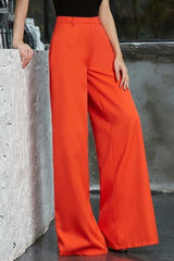 High Waist Bell Bottom Wide Leg Pants