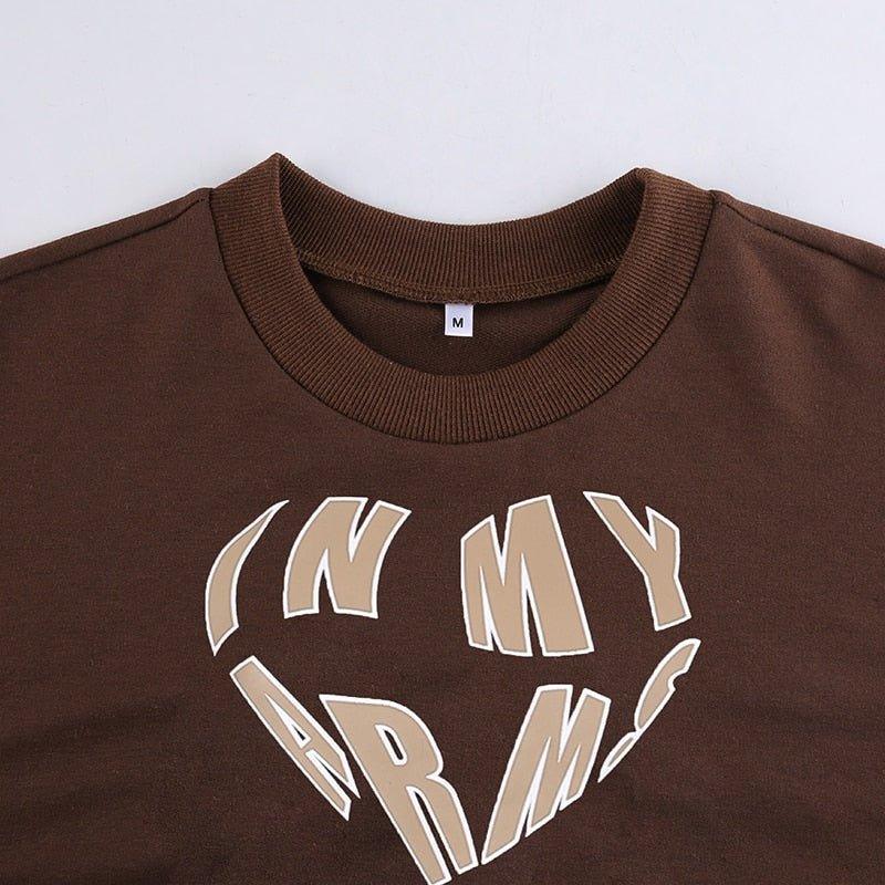 'IN MY ARMS' Casual sweatshirt