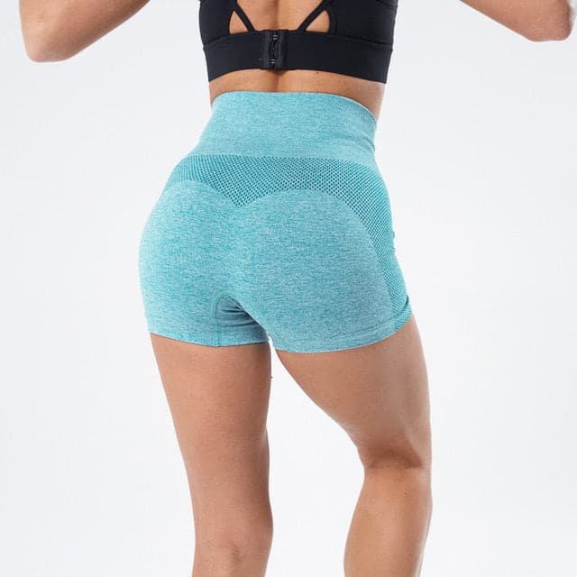 High Waist Running Seamless Shorts