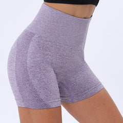 High Waist Running Seamless Shorts