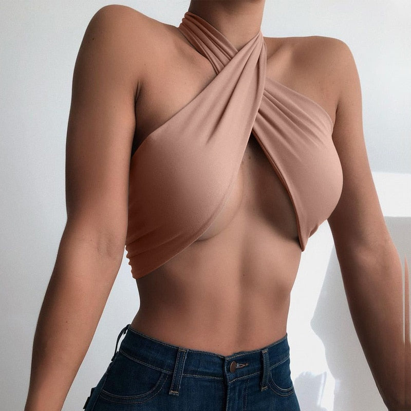 Multi-way Wrap Around Bandage Top