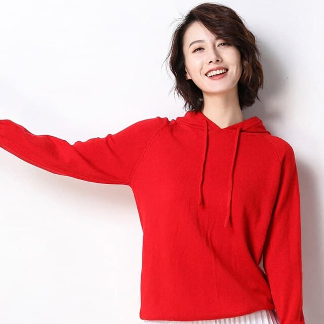 Basic Solid Color Female Wool Pullovers Knitwear Jumpers