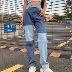 Fashion Summer Trousers Jeans Ladies Casual Wild Straight Slim Casual Long Pants For Spring Autumn Pantalon