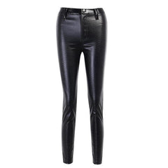 Winter Fashion Leggings Street Versatile Cool Zipper Pants leggings