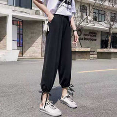 Winter Thicken Pencil Pants Soft Good Fabric Cotton Streetwear Wool Pants Female Autumn High Waist Trousers Capris