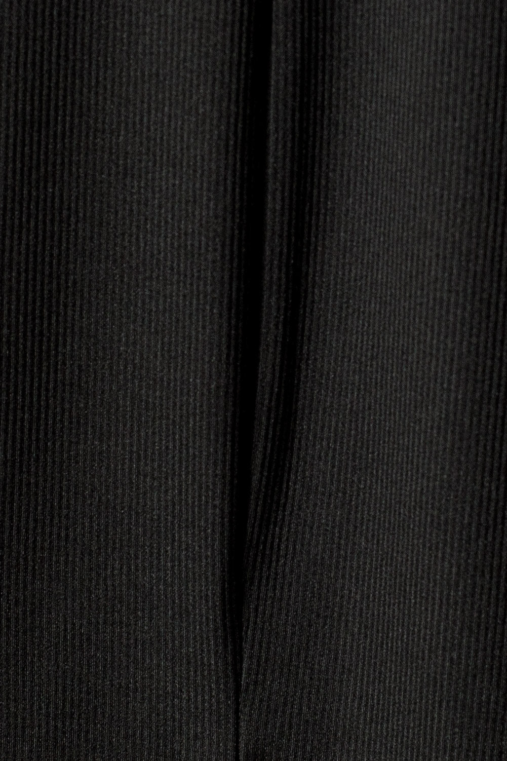 Black Tie Front Knit Midi Dress