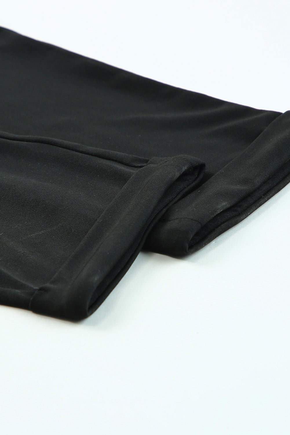 Black Tie Waist Short Sleeve Tapered Jumpsuit