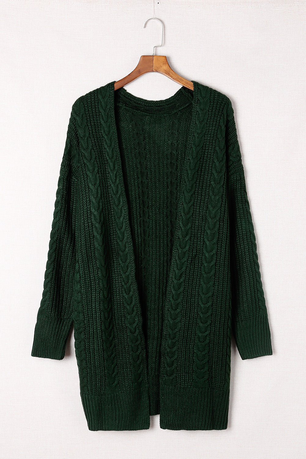 Chunky Knit Open Front Cardigan