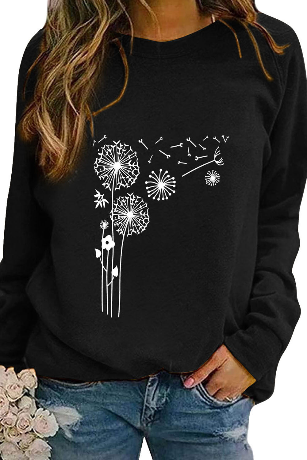 Dandelion Graphic Sweatshirt