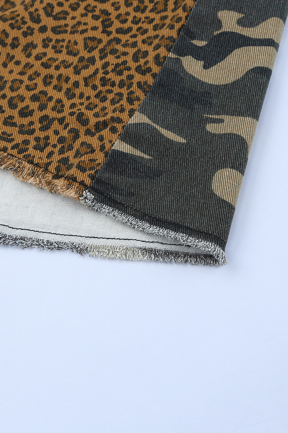 Leopard Camouflage Patchwork Jacket