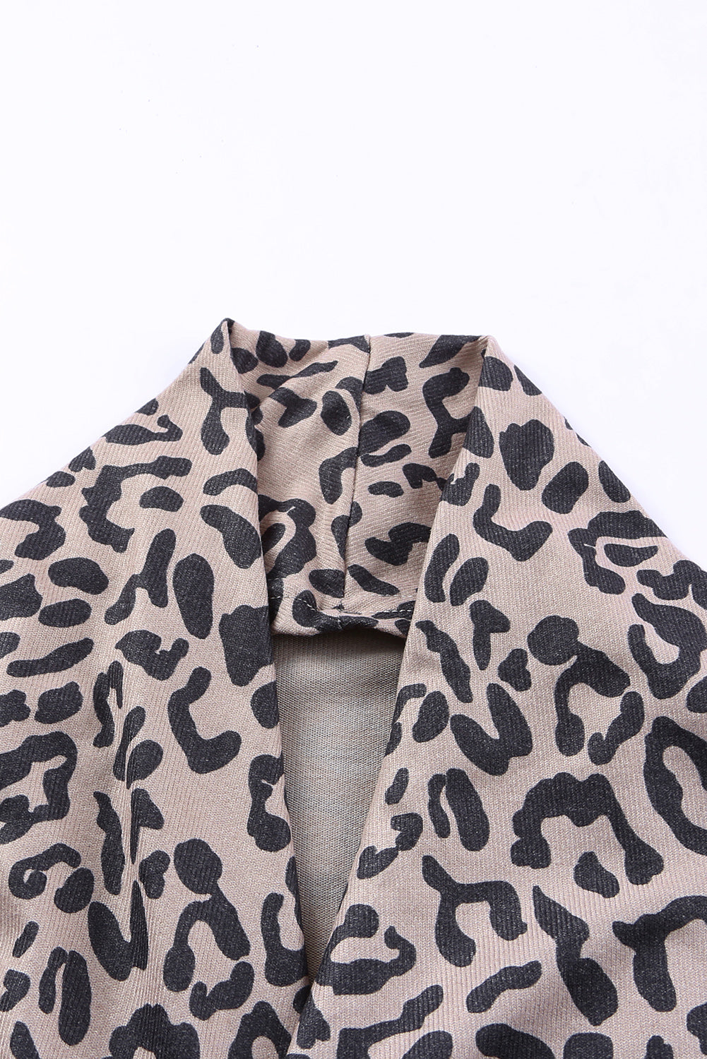 Leopard Leopard Open Front Cardigan