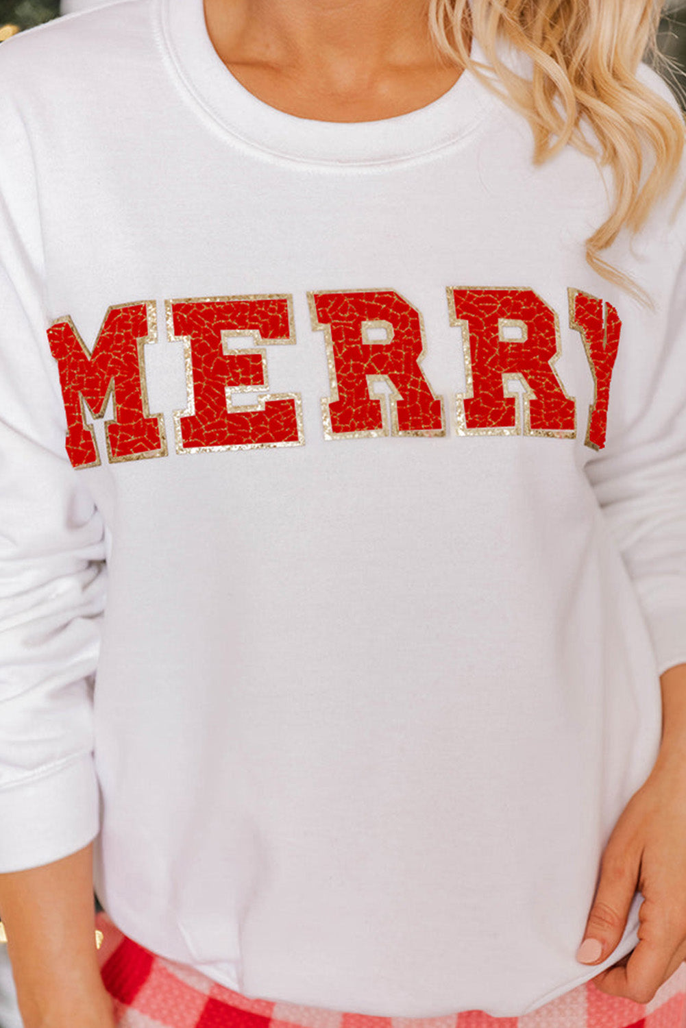 Merry Graphic Pullover Sweatshirt
