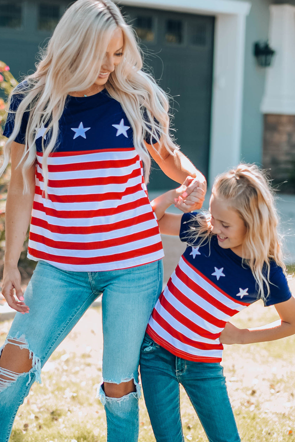 Mom'S Family Matching Independence Day July 4Th Tee