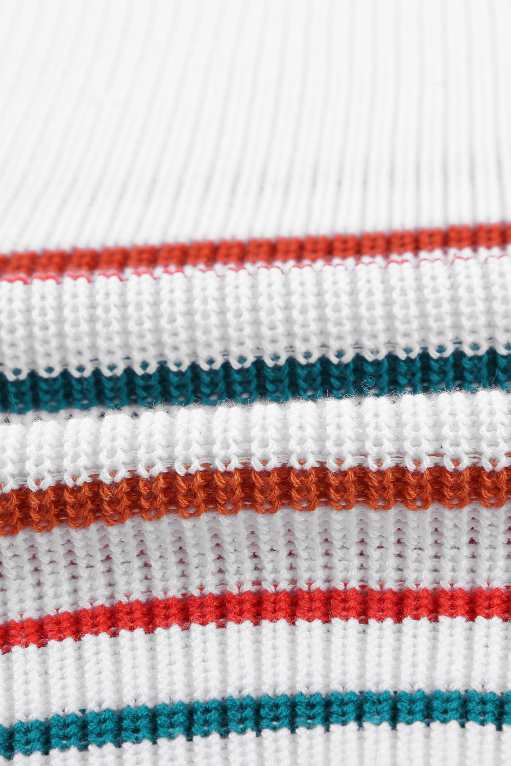 Multicolor Stripes Knit Tank Top